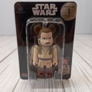 Bearbrick Star Wars Medicom Toy 100% Happy Kuji Japan Qui-Gon Jinn